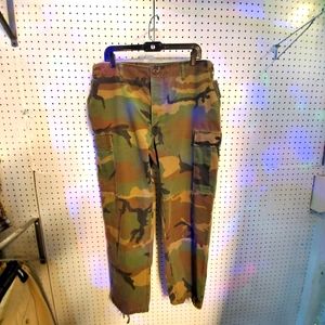 CAMOUFLAGE CARGO PANTS 38